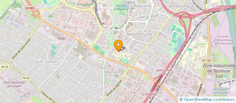 localisation de l'entreprise SOCIETE TOULOUSAINE DU BATIMENT à TOULOUSE