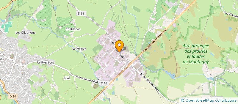 localisation de l'entreprise SOCIETE TOUMETAL à MORNANT