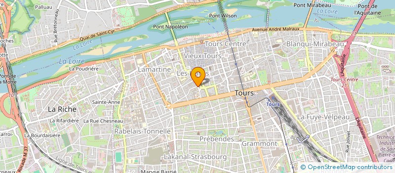 localisation de l'entreprise SOCIETE TOURANGELLE D'EXPLOITATION  TOURS