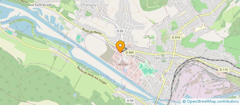 localisation de l'entreprise SOCIETE TOURISME NEODOMIEN à NEUVES-MAISONS