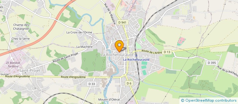 localisation de l'entreprise SOCIETE TOURISSAUD à LA ROCHEFOUCAULD-EN-ANGOUMOIS