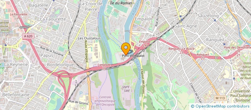 localisation de l'entreprise SOCIETE TOURISTIQUE DE L'ILE DU RAMIER à TOULOUSE