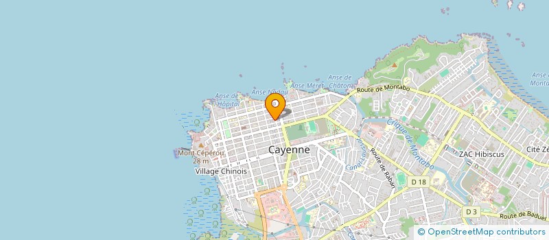 localisation de l'entreprise SOCIETE TOURISTIQUE HOTELIERE DES ILES DU SALUT à CAYENNE