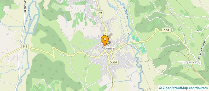 localisation de l'entreprise SOCIETE TOURNEMIRE ANDREE MARIE à MONEIN