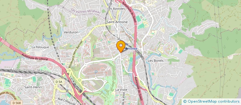 localisation de l'entreprise SOCIETE TOUS TRAVAUX CARRELAGES à MARSEILLE