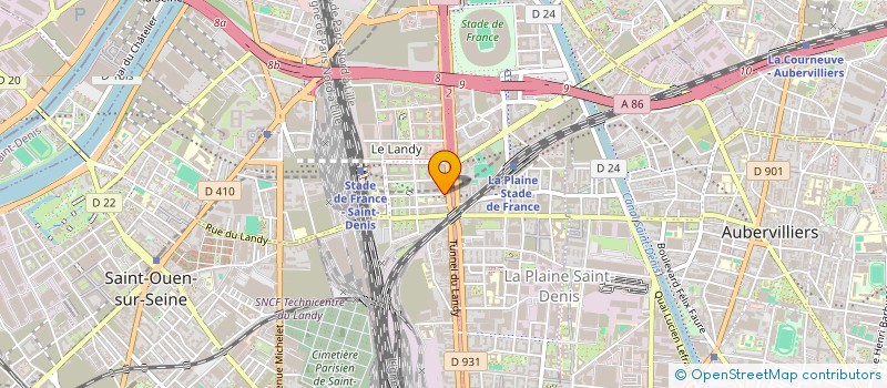 localisation de l'entreprise SOCIETE TOUS TRAVAUX DE PLOMBERIE à SAINT-DENIS