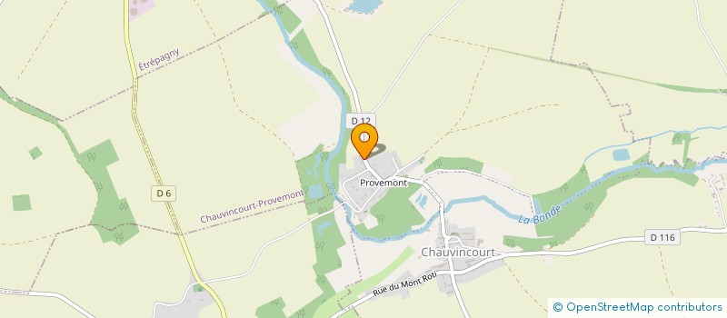 localisation de l'entreprise SOCIETE TOUTE FERMETURE  CHAUVINCOURT-PROVEMONT