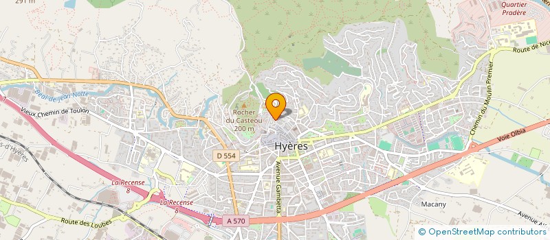 localisation de l'entreprise SOCIETE TRADING INTERNATIONAL  HYERES