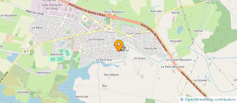 localisation de l'entreprise SOCIETE TRAITEMENTS INFORMATIQUES à THEIX-NOYALO