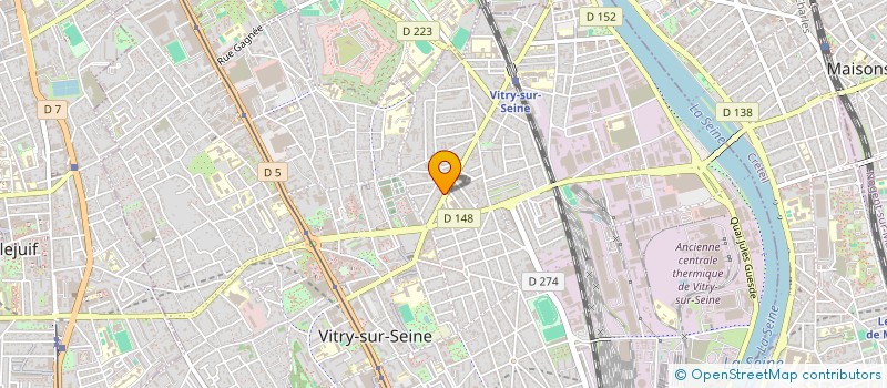 localisation de l'entreprise SOCIETE TRANS CONTAINERS à VITRY-SUR-SEINE