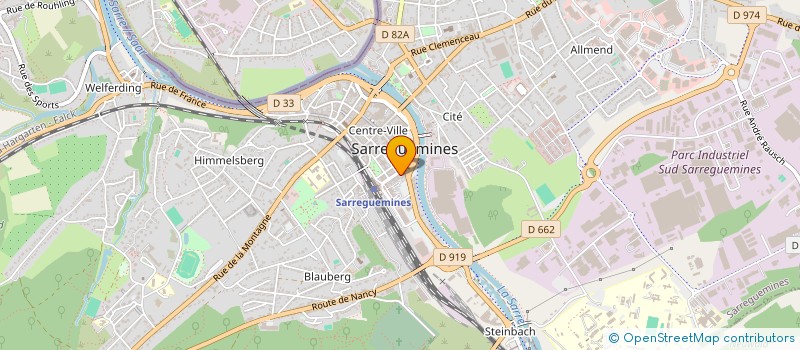 localisation de l'entreprise SOCIETE TRANS'COPY LASER  SARREGUEMINES