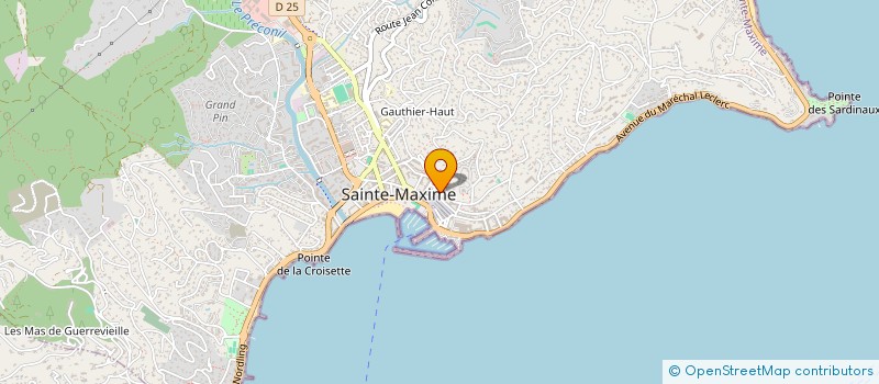 localisation de l'entreprise SOCIETE TRANSALP à SAINTE-MAXIME