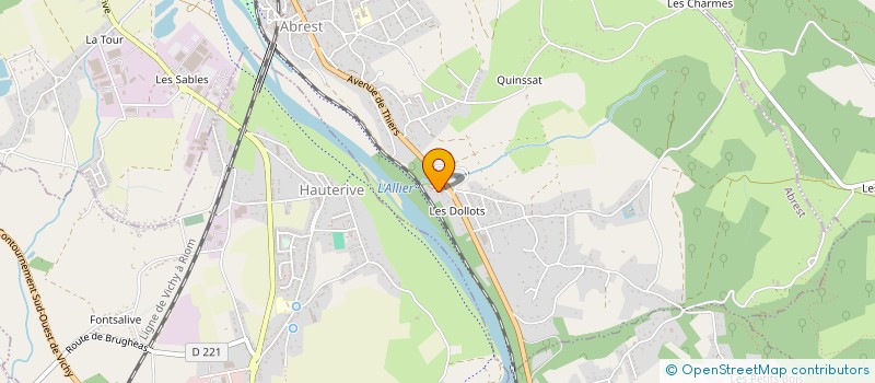 localisation de l'entreprise SOCIETE TRANSFIL à ABREST