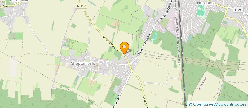 localisation de l'entreprise SOCIETE TRANSMECA  CHEPTAINVILLE