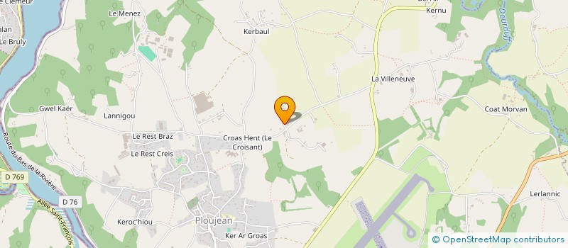 localisation de l'entreprise SOCIETE TRANSPORT D'ARMOR  MORLAIX