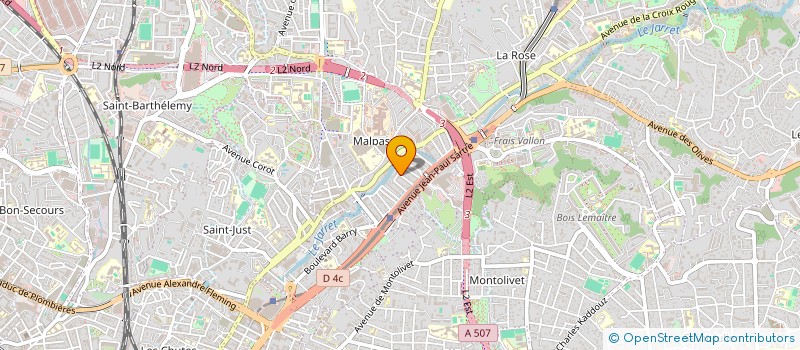 localisation de l'entreprise SOCIETE TRANSPORT EXPRESS à MARSEILLE