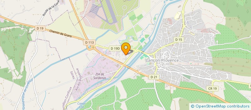 localisation de l'entreprise SOCIETE TRANSPORT LANCONNAIS  LANCON-PROVENCE