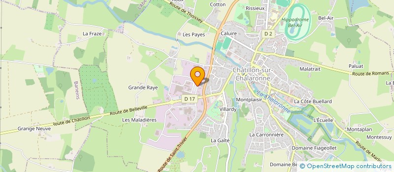 localisation de l'entreprise SOCIETE TRANSPORT LOCATION à CHATILLON-SUR-CHALARONNE