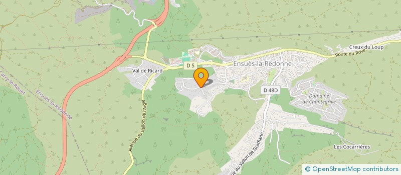 localisation de l'entreprise SOCIETE TRANSPORT MANUTENTION TRAVAUX PUBLICS LOCATION  ENSUES-LA-REDONNE