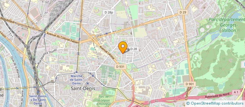 localisation de l'entreprise SOCIETE TRANSPORT SADAOUI à SAINT-DENIS