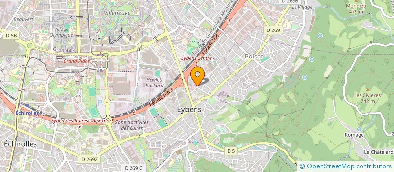 localisation de l'entreprise SOCIETE TRANSPORTS AFFRETEMENTS LOCATIONS ENTREPOSAGES MANUTENTION - SO.TA.LEM SAS  EYBENS