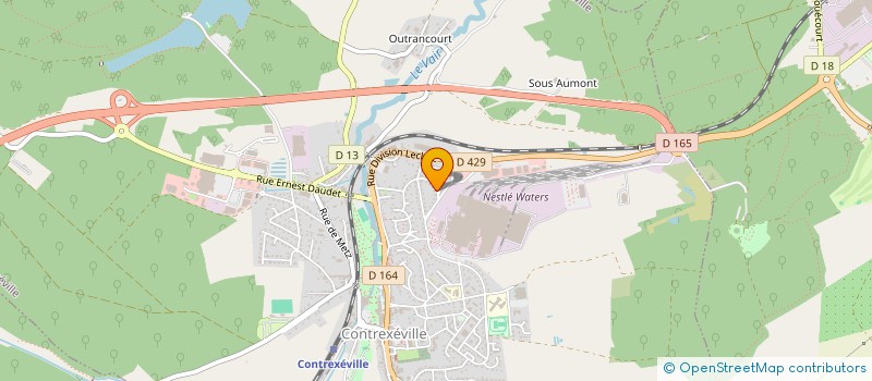 localisation de l'entreprise SOCIETE TRANSPORTS BAUDOIN  CONTREXEVILLE