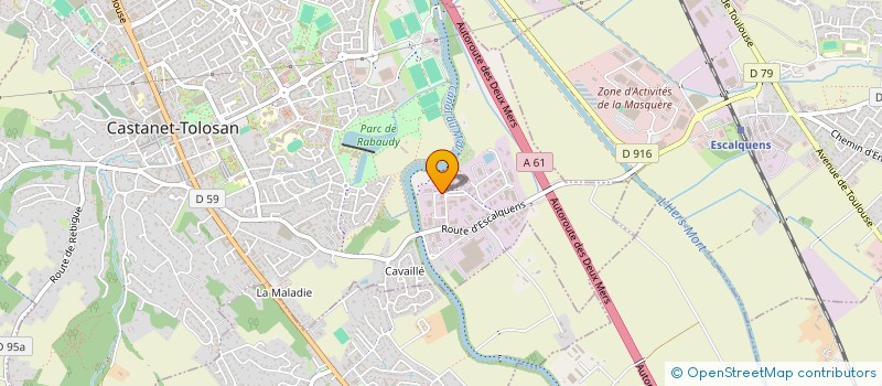 localisation de l'entreprise SOCIETE TRANSPORTS CARPIS ET FILS à CASTANET-TOLOSAN
