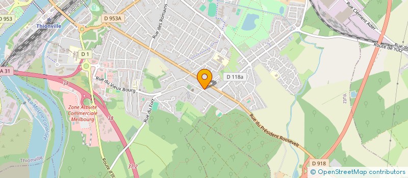 localisation de l'entreprise SOCIETE TRANSPORTS DU STADE  KNIGSMACKER