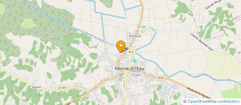 localisation de l'entreprise SOCIETE TRANSPORTS ET DE LOCATION à MORNE A L'EAU