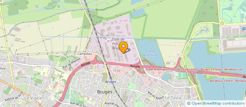 localisation de l'entreprise SOCIETE TRANSPORTS ET MESSAGERIES D AQUITAINE à BRUGES