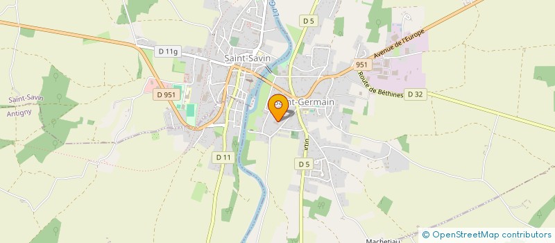 localisation de l'entreprise SOCIETE TRANSPORTS EXPRESS  SAINT-GERMAIN