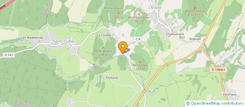 localisation de l'entreprise SOCIETE TRANSPORTS FATON à L'ETOILE