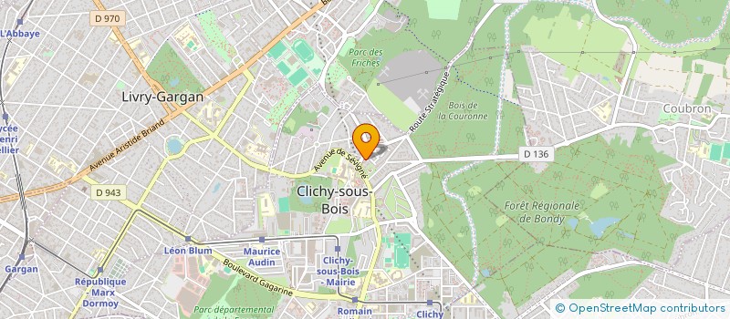localisation de l'entreprise SOCIETE TRANSPORTS LATCHAN à CLICHY-SOUS-BOIS