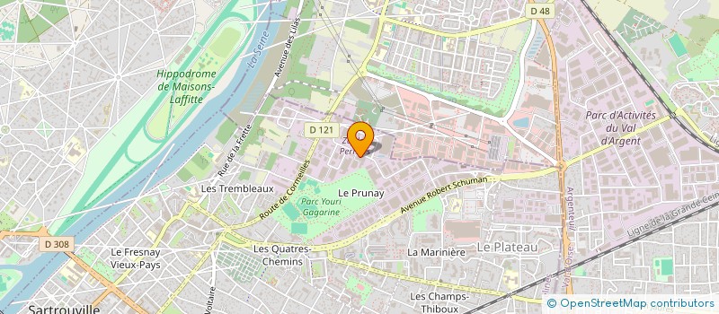 localisation de l'entreprise SOCIETE TRANSPORTS MACHINES OUTILS à SARTROUVILLE