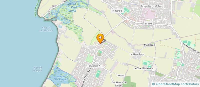 localisation de l'entreprise SOCIETE TRANSPORTS PORTUAIRE à L'HOUMEAU