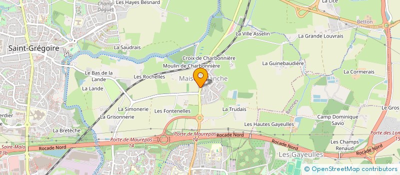 localisation de l'entreprise SOCIETE TRAVAUX AMENAGEMENT COMBLE  SAINT-GREGOIRE
