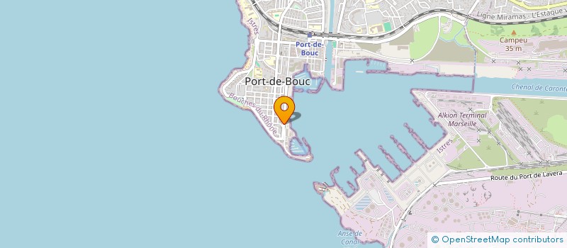 localisation de l'entreprise SOCIETE TRAVAUX AMENAGEMENT NETTOYAGE  PORT-DE-BOUC