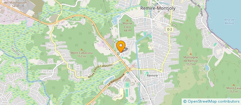 localisation de l'entreprise SOCIETE TRAVAUX ELECTRICITE VRD  REMIRE-MONTJOLY