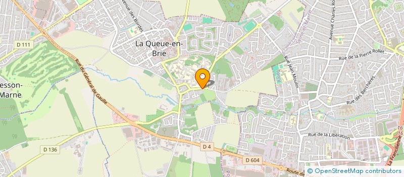 localisation de l'entreprise SOCIETE TRAVAUX ET TECHNIQUES DE BATIMENTS à LA QUEUE-EN-BRIE