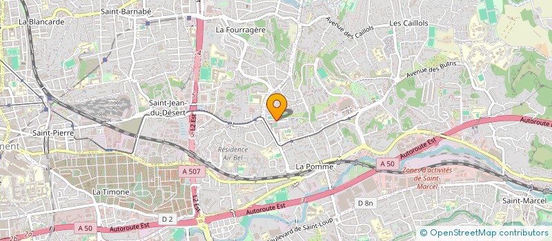 localisation de l'entreprise SOCIETE TRAVAUX MARSEILLE PROVENCE à MARSEILLE 11EME