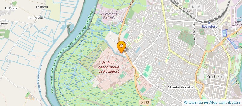 localisation de l'entreprise SOCIETE TRAVAUX PUBLICS BATIMENTS  ROCHEFORT