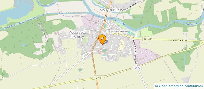 localisation de l'entreprise SOCIETE TRAVAUX PUBLICS DE LA BASSEE à BRAY-SUR-SEINE