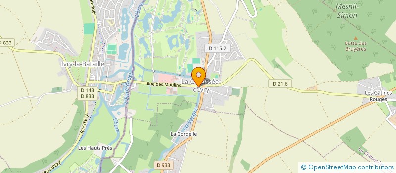 localisation de l'entreprise SOCIETE TRAVAUX PUBLICS ET PRIVES à LA CHAUSSEE-D'IVRY