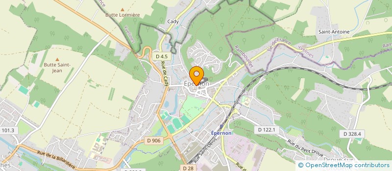 localisation de l'entreprise SOCIETE TRAVAUX RENOVATION à EPERNON