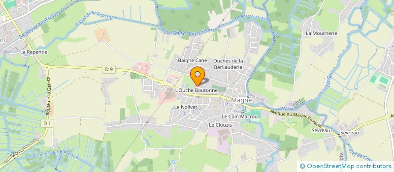 localisation de l'entreprise SOCIETE TRAVAUX SPECIALISES DE L'OUEST à MAGNE