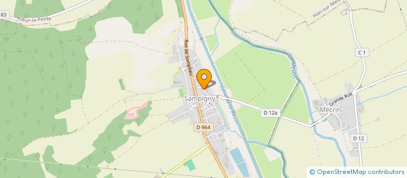localisation de l'entreprise SOCIETE TREVISAN à SAMPIGNY