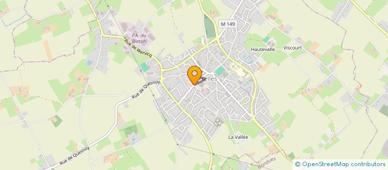 localisation de l'entreprise SOCIETE TRIEZBOIS à LINSELLES