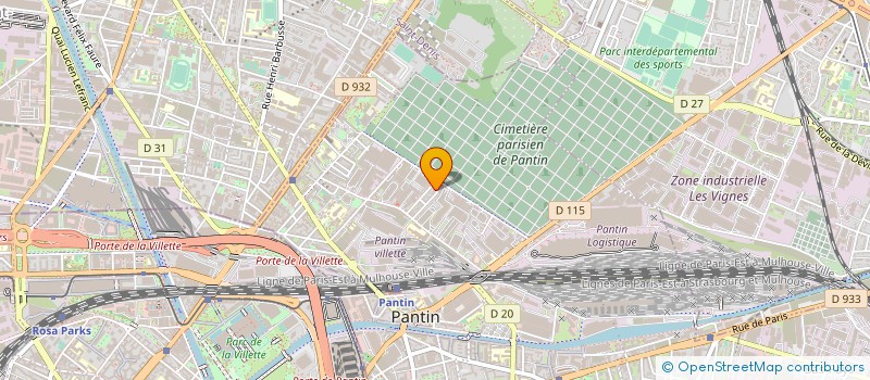 localisation de l'entreprise SOCIETE TROCHET PERE ET FILS à PANTIN