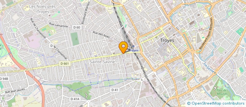 localisation de l'entreprise SOCIETE TROYENNE DE COSMETIQUES  TROYES