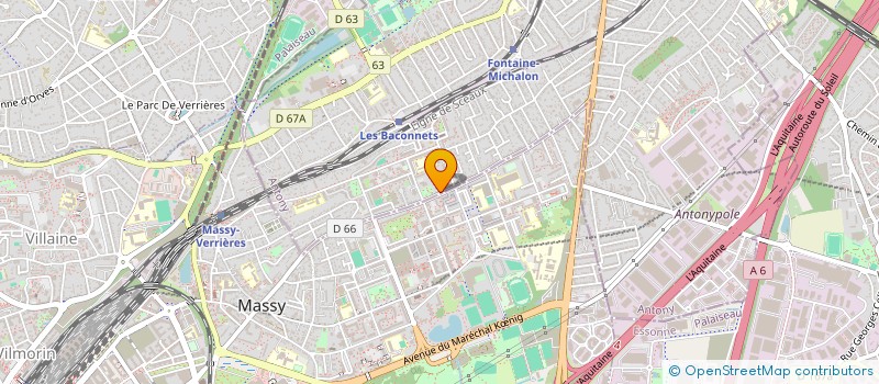 localisation de l'entreprise SOCIETE UN PRODUIT ALIMENTAIRE à ANTONY